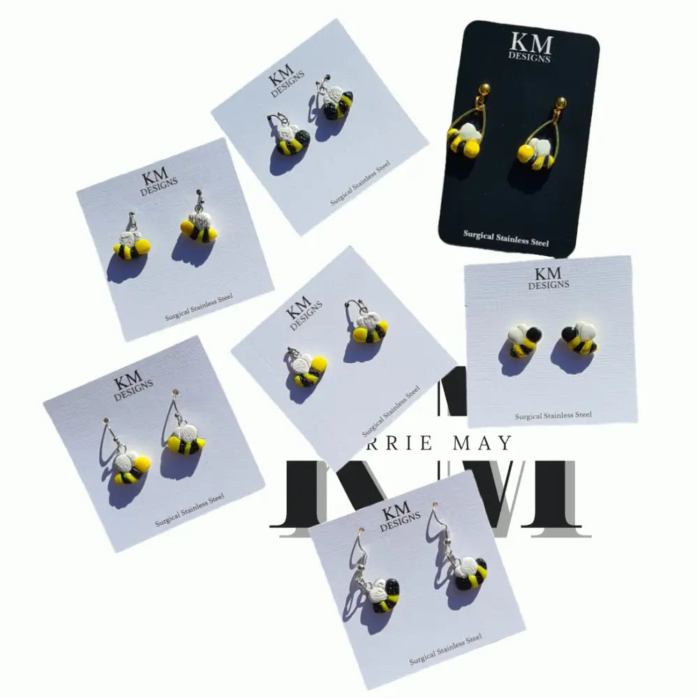 Bees - Studs Earrings